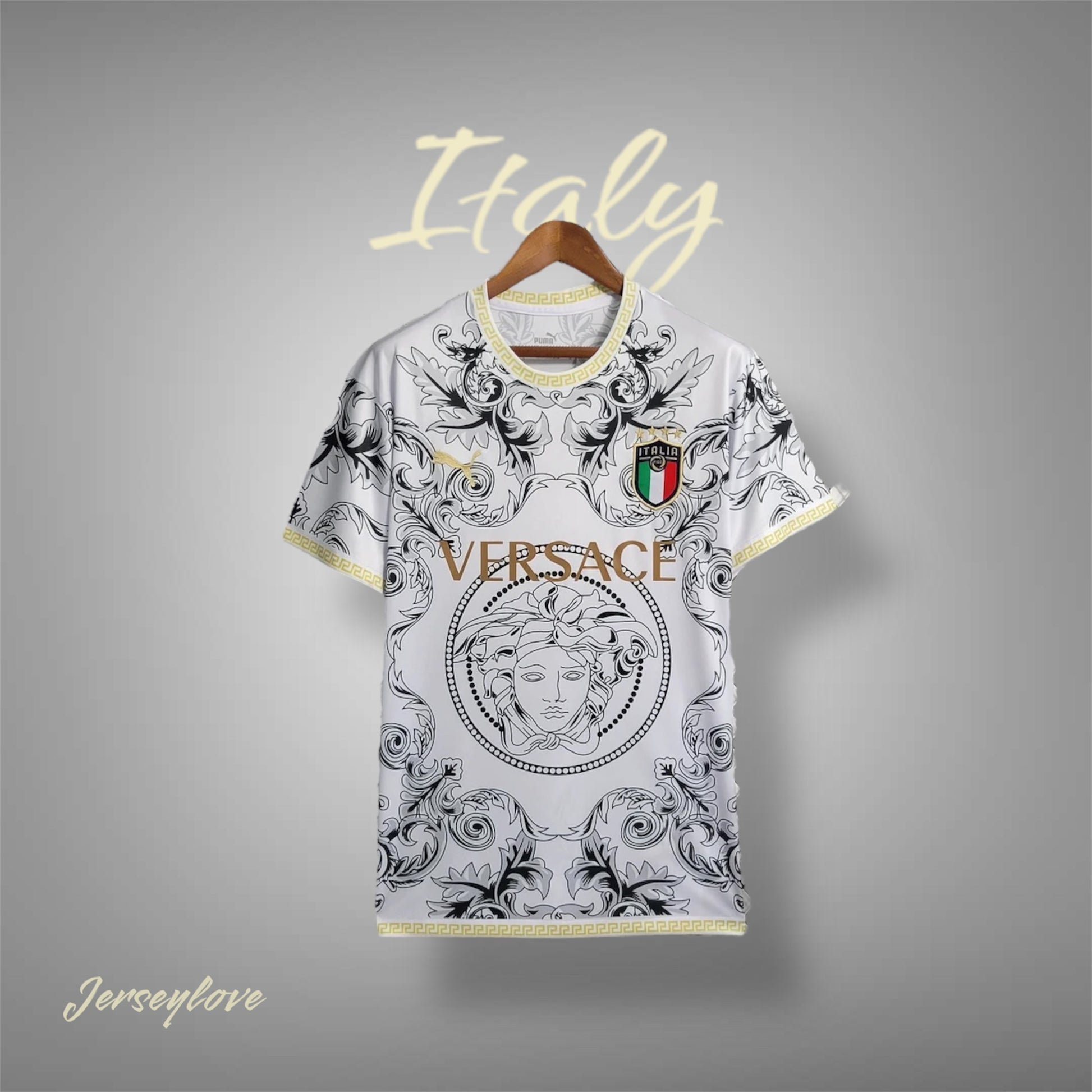 Italy Special Edition White Football Shirt