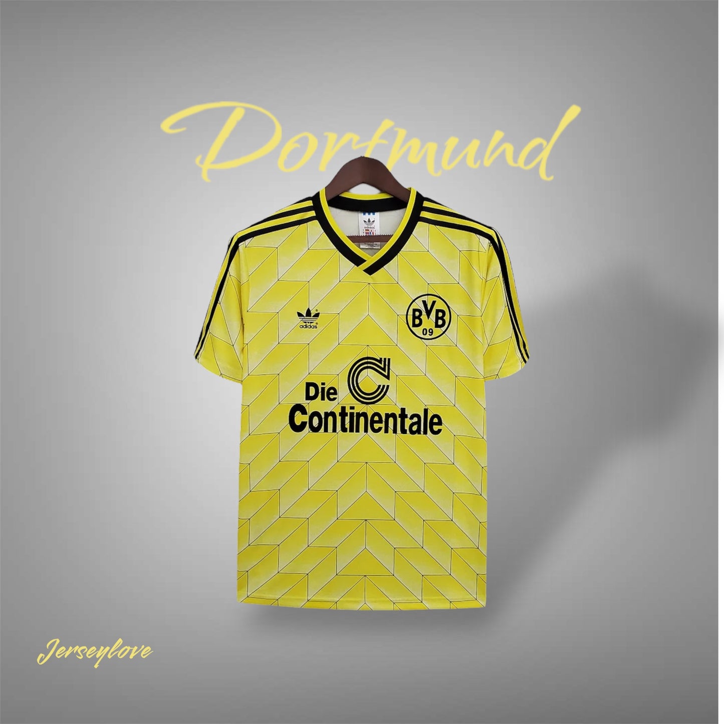 1988/1989 Retro Dortmund home football shirt