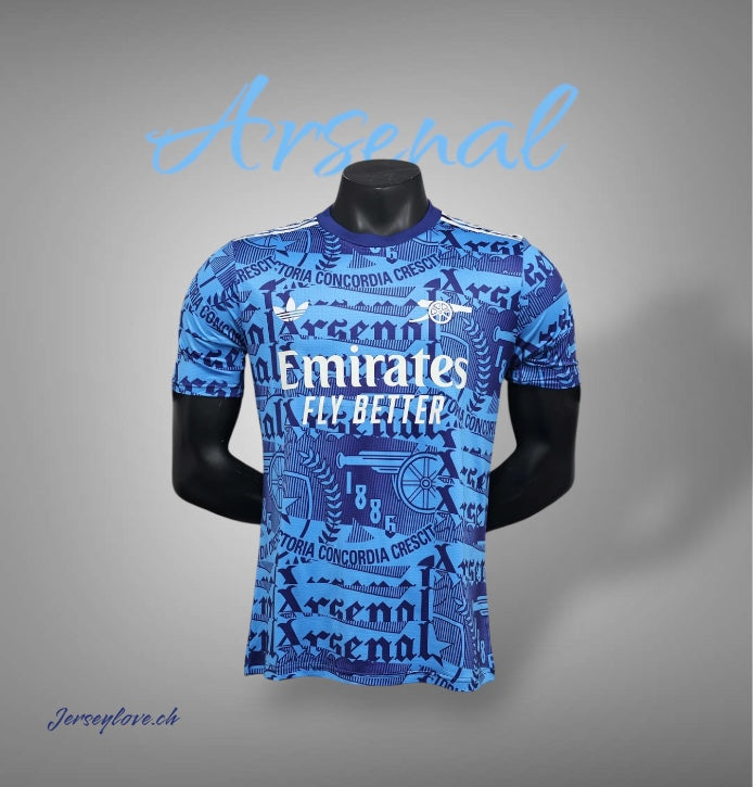 2024/2025 Player Version Arsenal Special Edition Blue Football Shirt