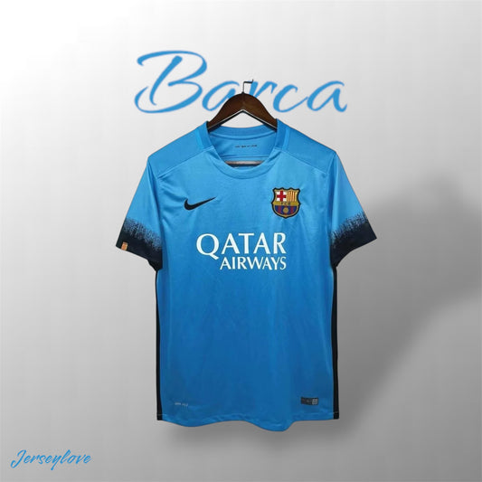 2015/2016 Retro Barcelona Third Away Football Shirt