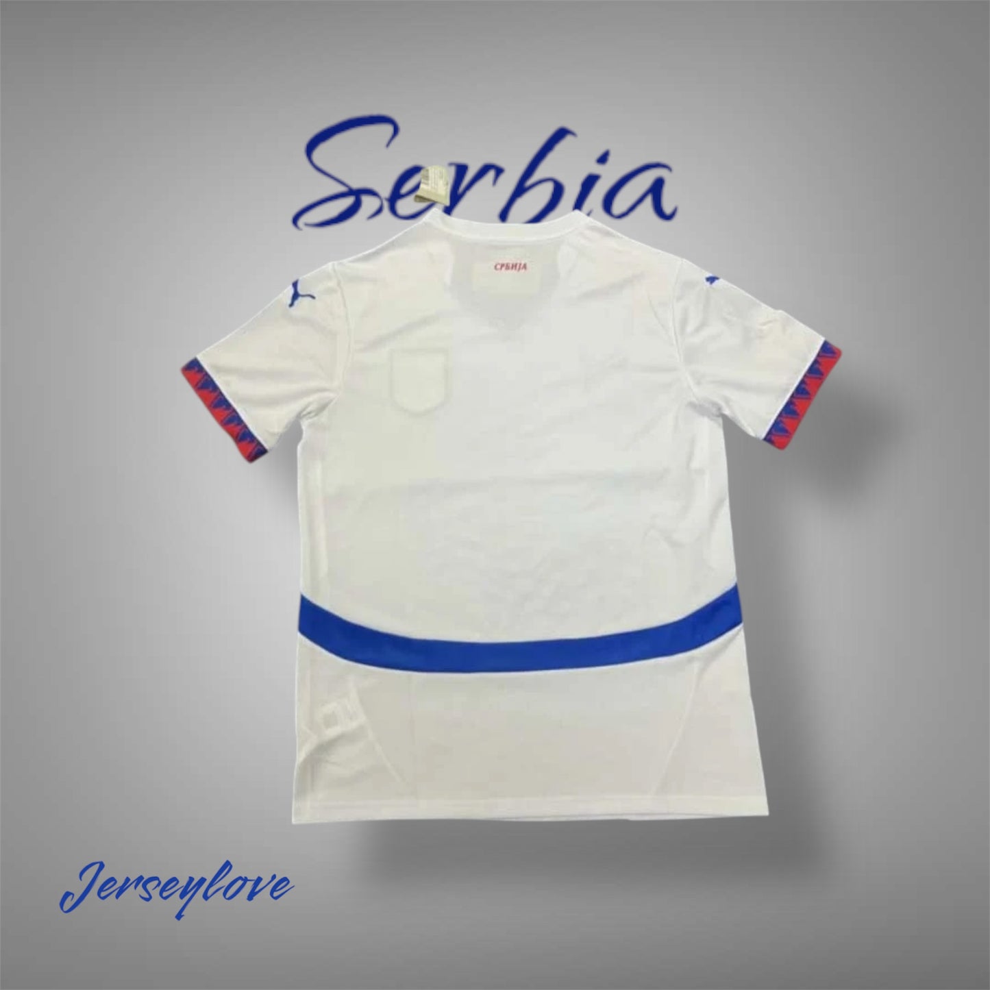 2024 Serbia national team away football shirt