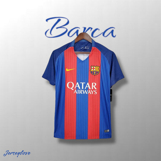 2016/2017 Retro Barcelona Football Shirt Home