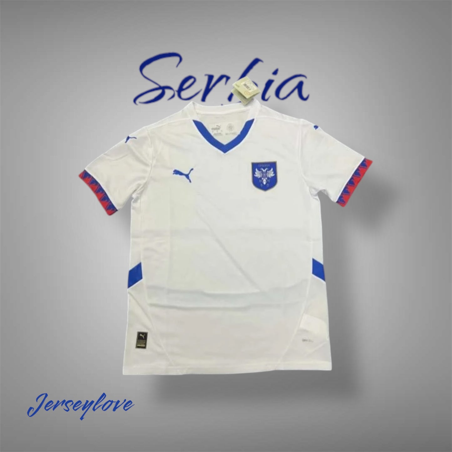 2024 Serbia national team away football shirt