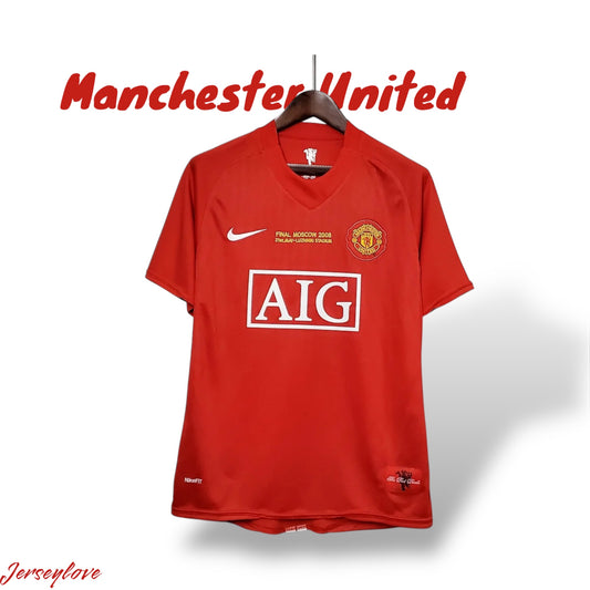 2007/2008 Retro Manchester United Home.