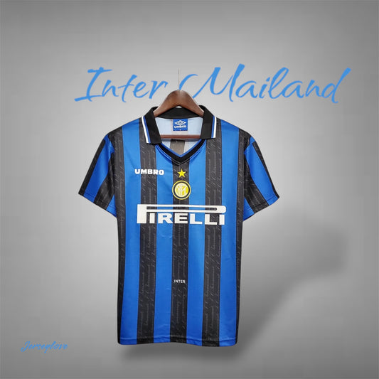 1997/1998 Retro Internazionale Milan Home Football Shirt