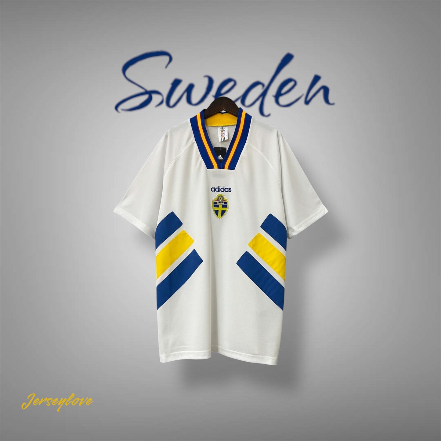 1994 Retro Sweden Away Football Shirt