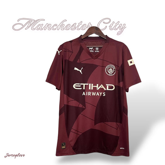 2024/2025 Manchester City Drittes Auswärts-Fußballtrikot