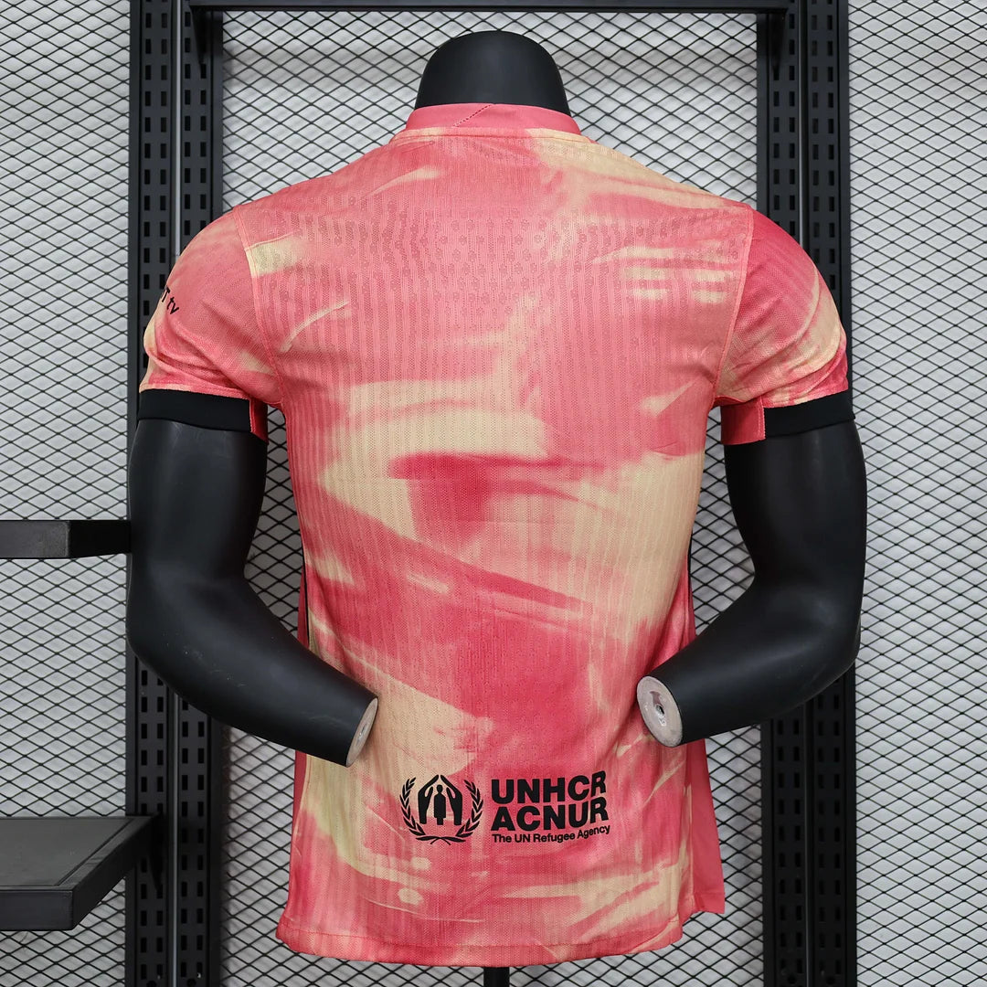 2024/2025 Spielerversion Barcelona Special Edition Rosa Fußballtrikot 1:1 Thai-Qualität